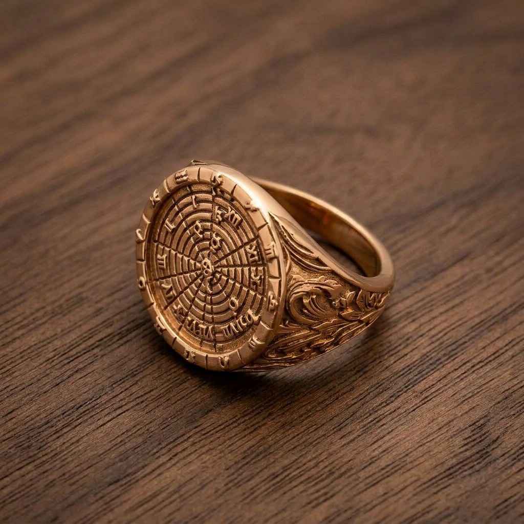 Bronze SkySignet signet ring